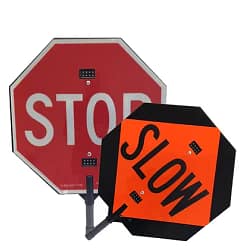 LED Flashing Stop/Slow Paddle