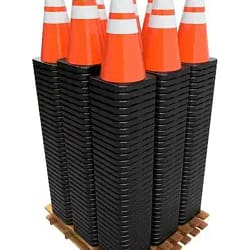 Pallet of 200 - 28" 10LB Work Area Traffic Cones